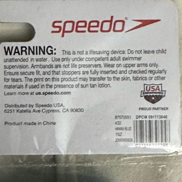 Speedo Unisex-Child Swim Arm Bands Begin to Swim, size 2-12 years - Picture 4 of 7